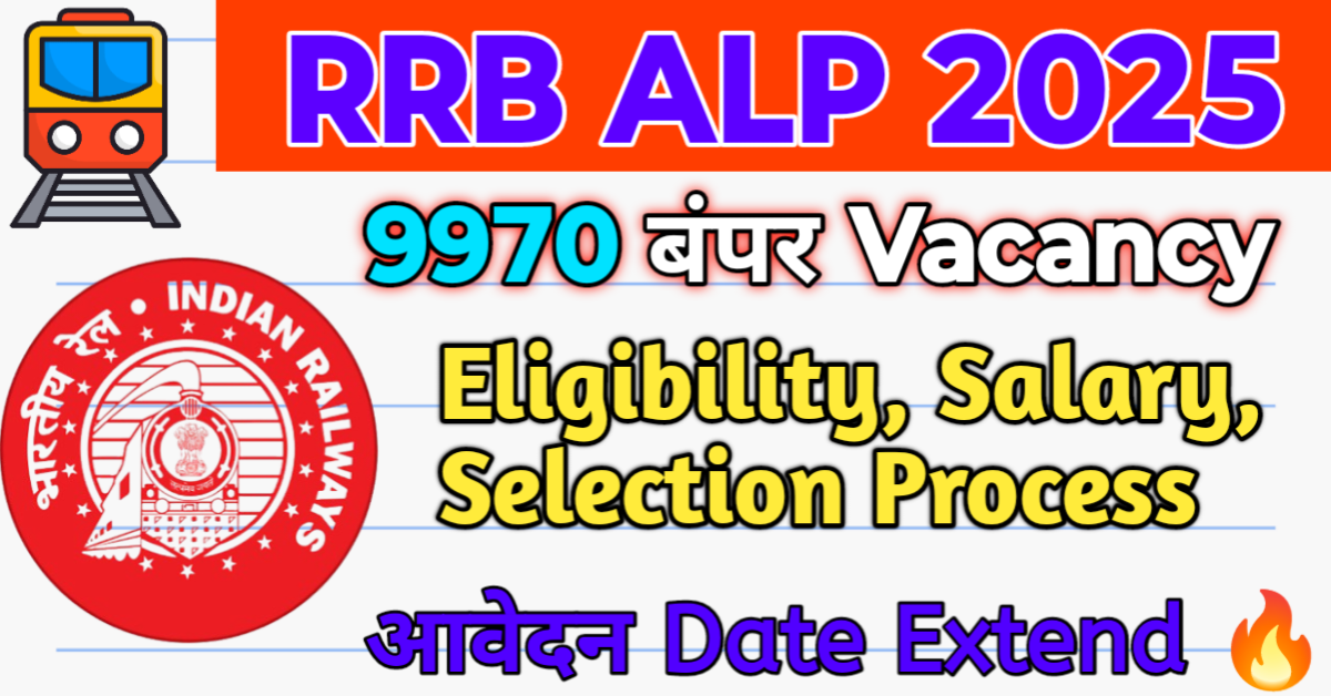 RRB ALP 9970 Recruitment 2025